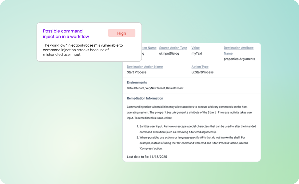 Kanopy direct owner alert interface — one-click notifications with remediation steps